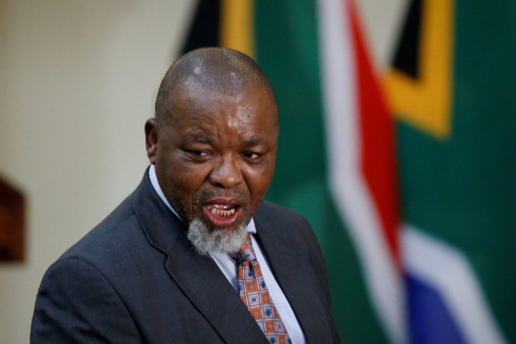 South Africa's energy minister admitted to hospital for COVID-19