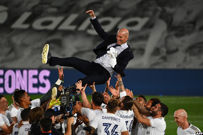 Real Madrid crowned La Liga champions