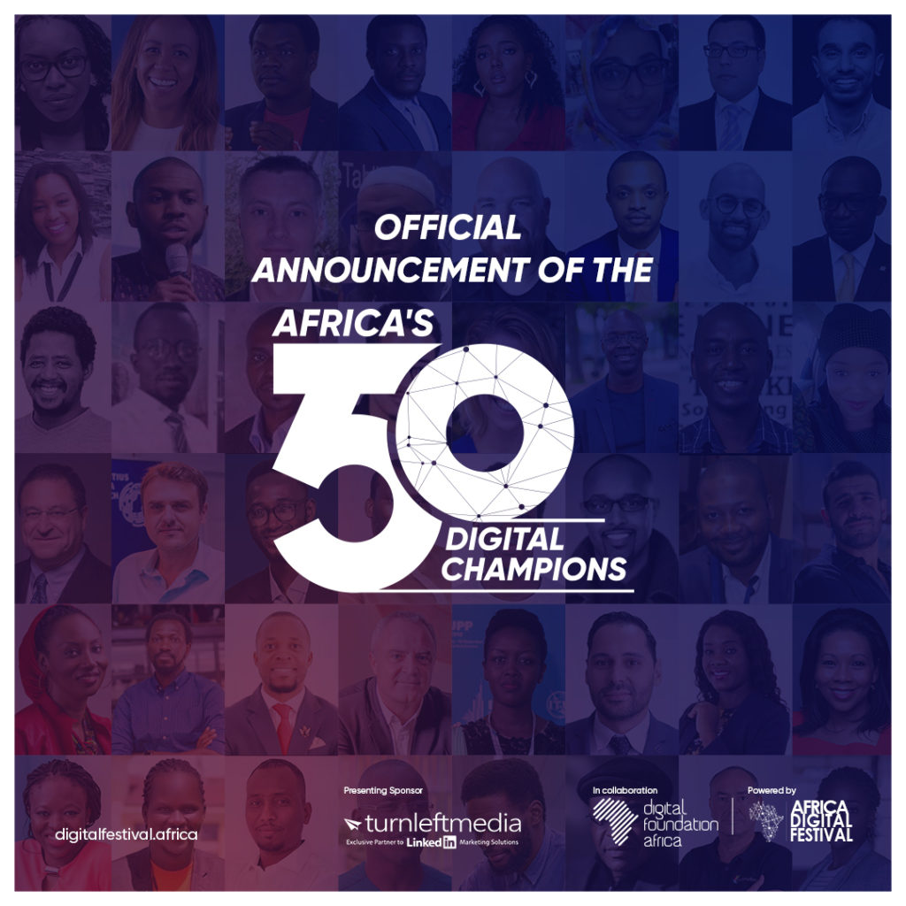 Africa Digital Festival announces maiden list of Africa’s 50 digital champions