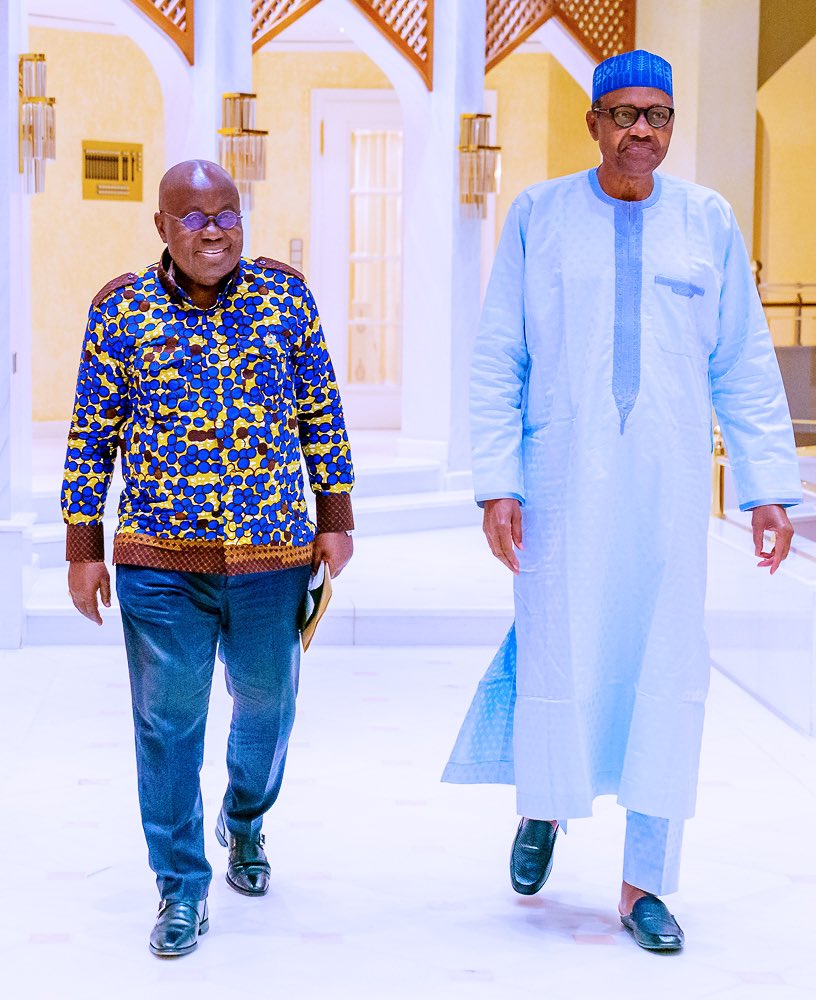 Nigeria, Ghana relations: Buhari, Akufo-Addo meeting in Abuja