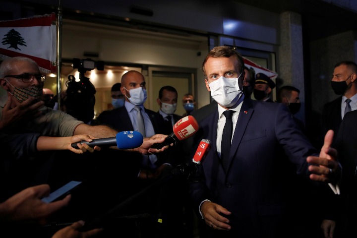 Macron visits Lebanon for 2nd time after Aug 4 explosions in Beirut