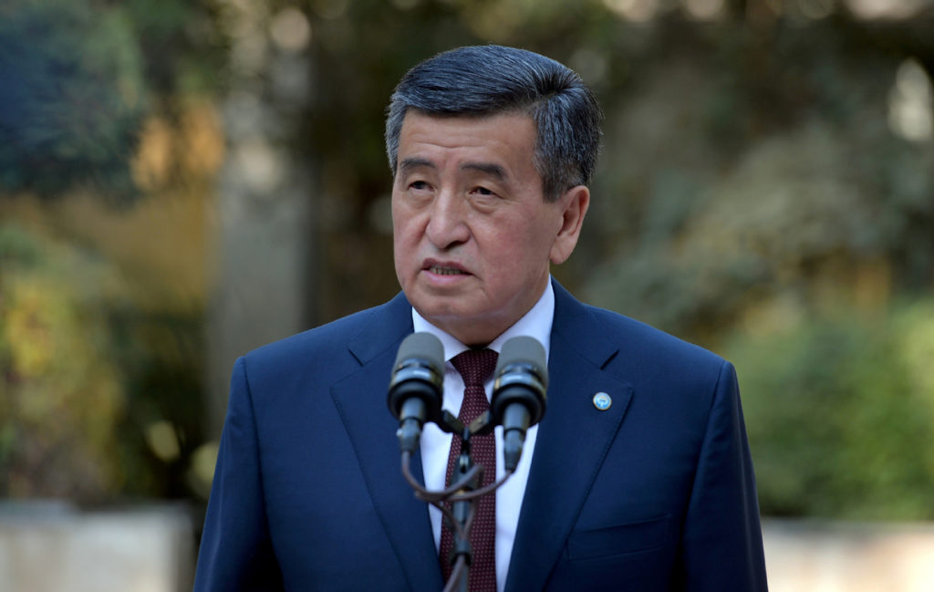Kyrgyz President Jeenbekov expresses readiness to resign