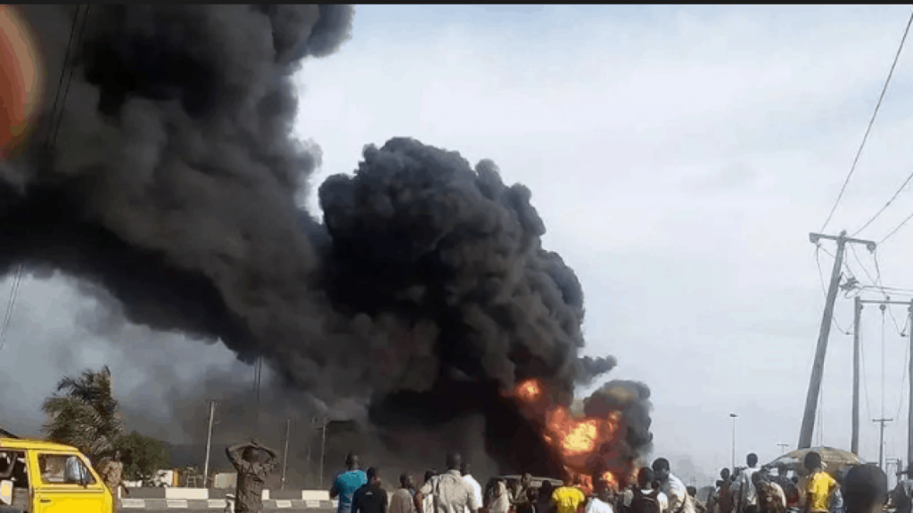 NIGERIA BREAKING: Gas explosion hits Lagos State