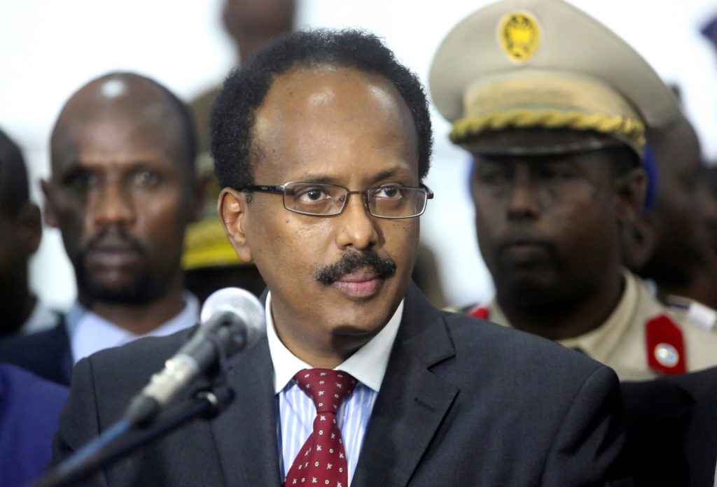 Somalia's President Mohamed Abdullahi Mohamed called early Wednesday for elections and a return to dialogue after the extension of his mandate by two years sparked the country's worst political violence in years.