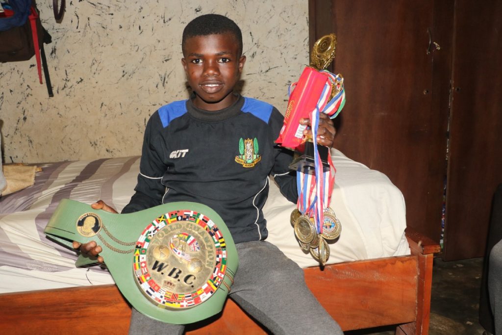 12 years old highly rated in his native Nigeria and the wider boxing world