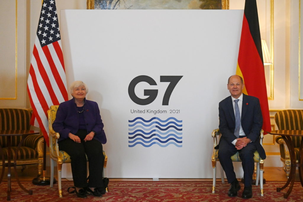 G7: financial ministers agreed on the minimum global corporate tax rate