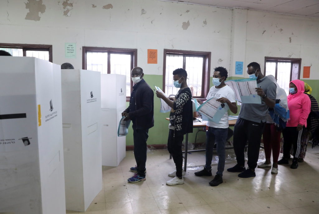 Ethiopians voted on Monday to elect national and regional parliamentarians