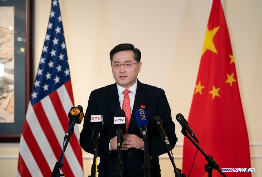 Int´l: China's new ambassador to the US, pledged to work to get bilateral relations back on track