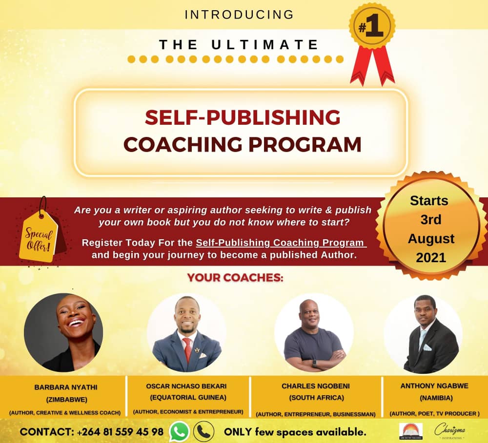 Self-Publishing Coaching Program from African best-selling authors