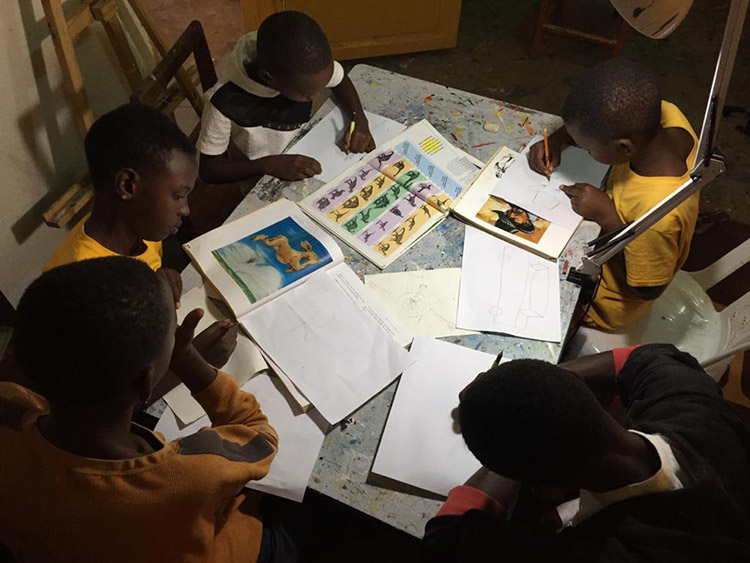Rwanda: Cedrick Gisimba empowers underprivileged kids with skills in art