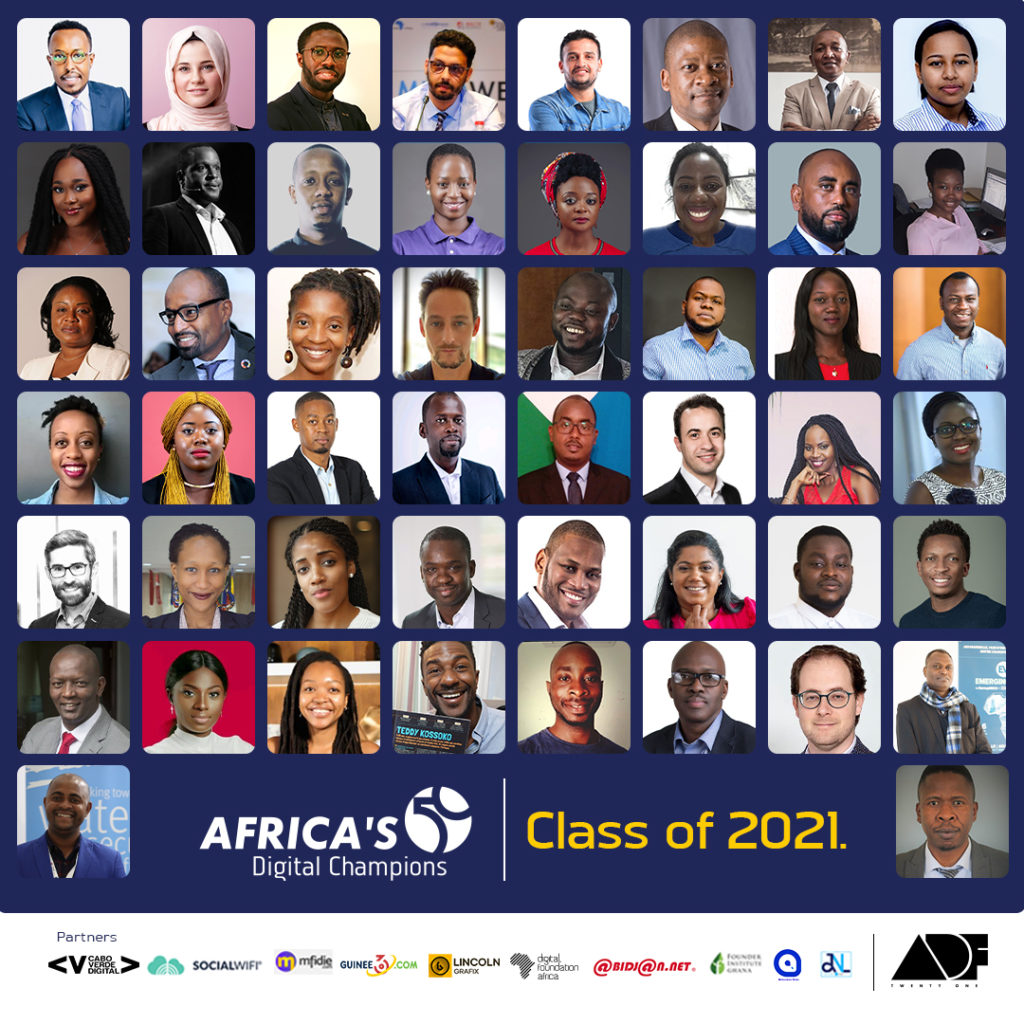 OFFICIAL: Africa’s 50 Digital Champions List 2021 -- ADF