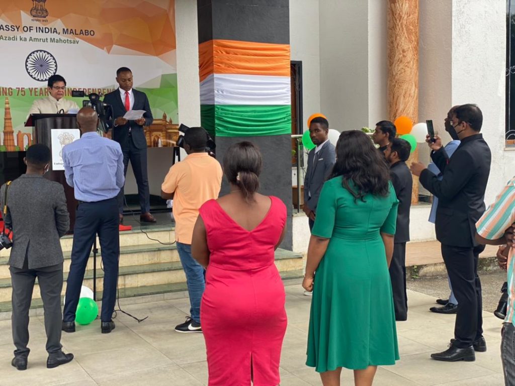 Indian Embassy In Equatorial Guinea Celebrates India's 75th Independence Day
