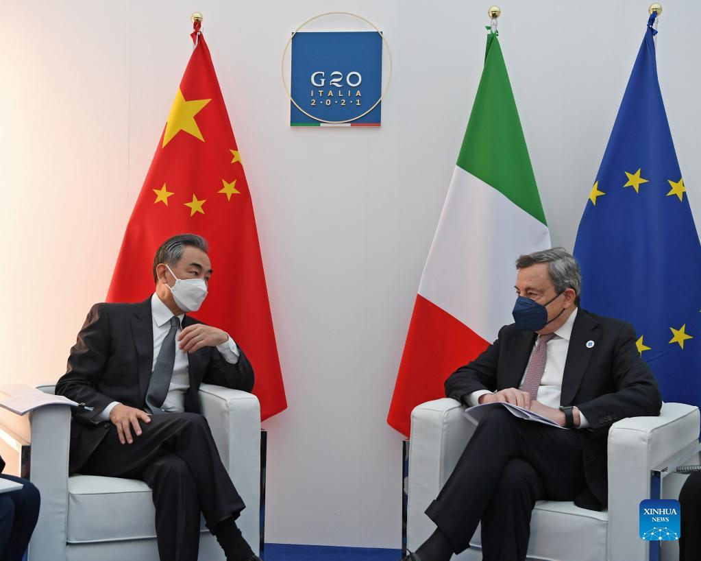 ROME: Italian PM meets Chinese FM on ties