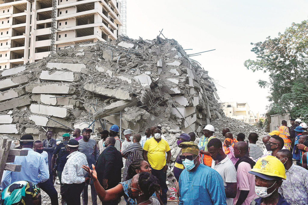 Nigeria: Death toll from 21-story building collapse rises to 20