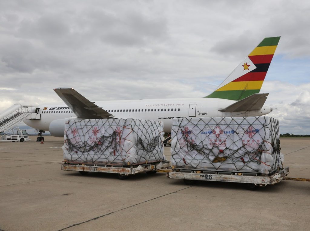 Zimbabwe received on Monday an additional batch of 1 million doses of a COVID-19 vaccine from Sinovac Biotech