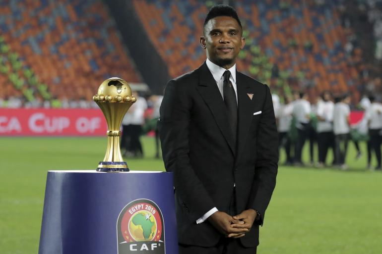 Eto'o elected president of Cameroonian Federation