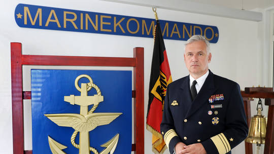 The head of the German Navy, resigns over Putin ‘respect’ comments