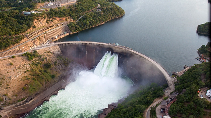 Low water levels, repairs compound power woes for Zambia and Zimbabwe
