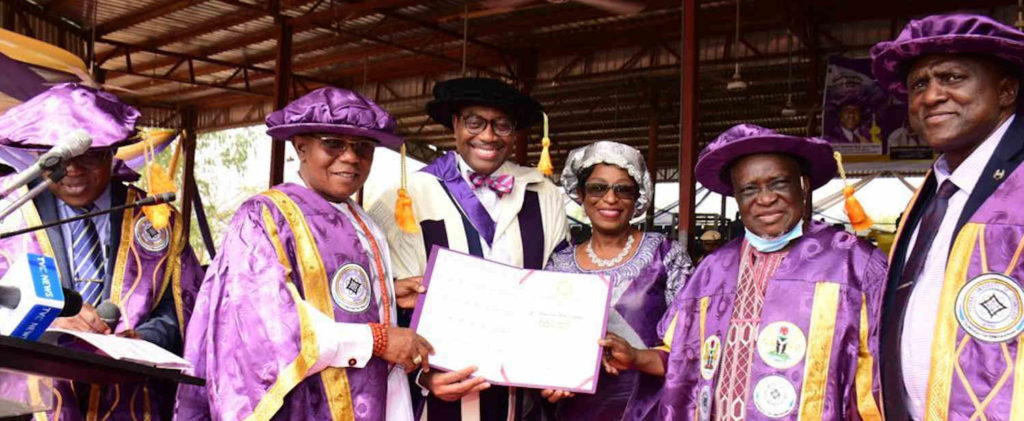 AfDB President Akinwumi Adesina calls on graduating class of Federal University of Technology Minna to create a new, greater, and more dynamic Nigeria