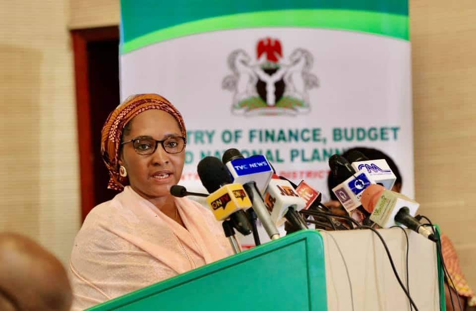 The Minister of Finance, Budget and Nation Planning, Zainab Ahmed