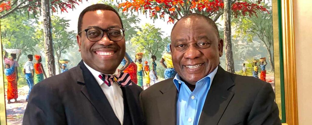 Johannesburg: African Development Bank Group President Akinwumi Adesina begins official visit to South Africa