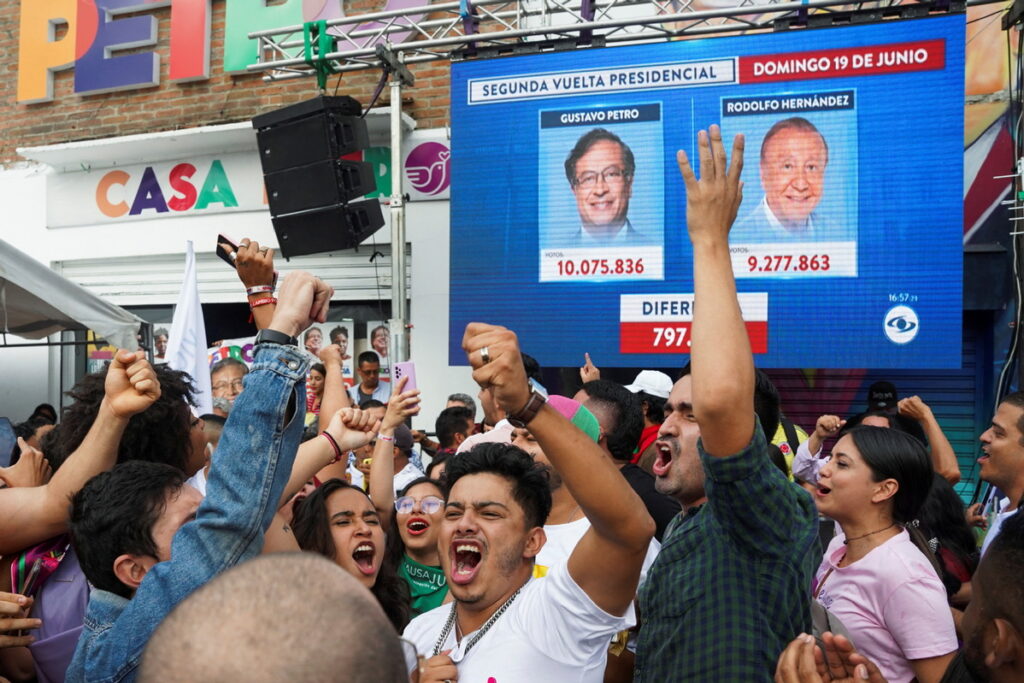 Bogota: first left-leaning candidate to win the presidency and first black woman as vice-president