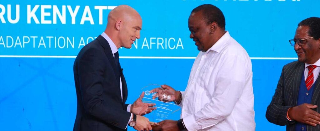 President Kenyatta endorsed as Global Champion for Africa Adaptation Acceleration Program