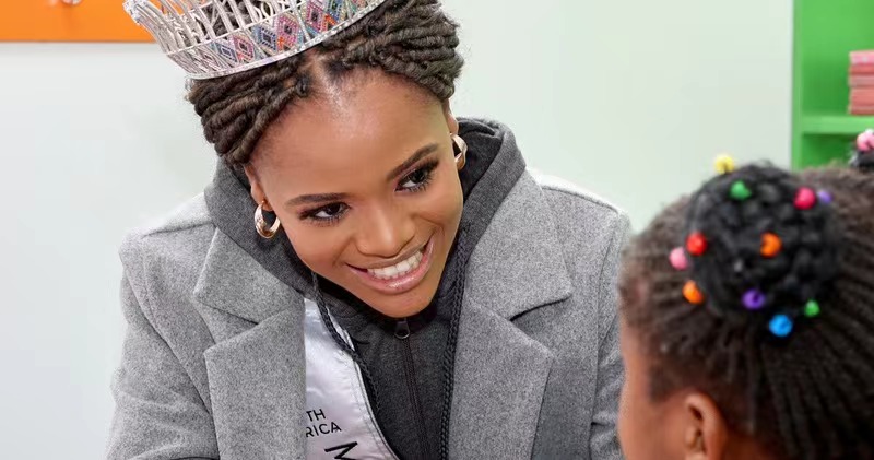 Beauty and Heart: Miss South Africa 2022 helps to open centres for children with special needs