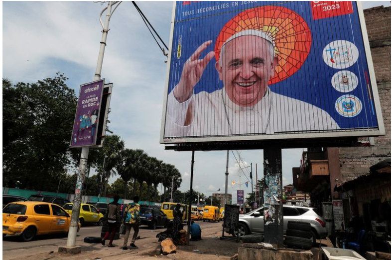 The Pope Francis “pilgrimage of peace to the Democratic republic of Congo and South Sudan”