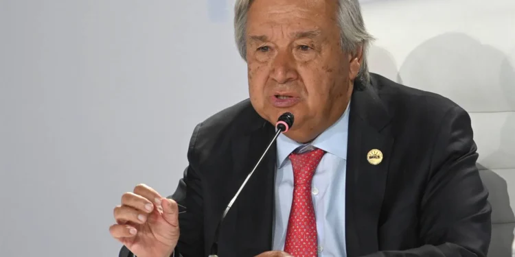 UN chief urges global financial architecture reform at BRICS Summit