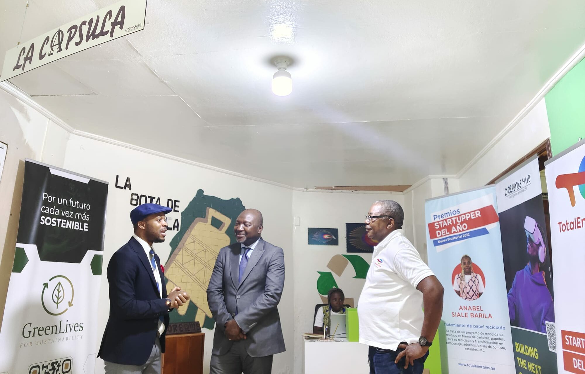 Equatorial Guinea: The Director General of Total Energies visits Dreams Hub’s incubator