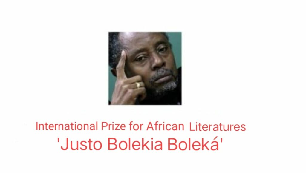 Announcement of the International Prize for African Literatures 'Justo Bolekia Boleká'