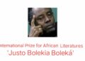 Announcement of the International Prize for African Literatures 'Justo Bolekia Boleká'