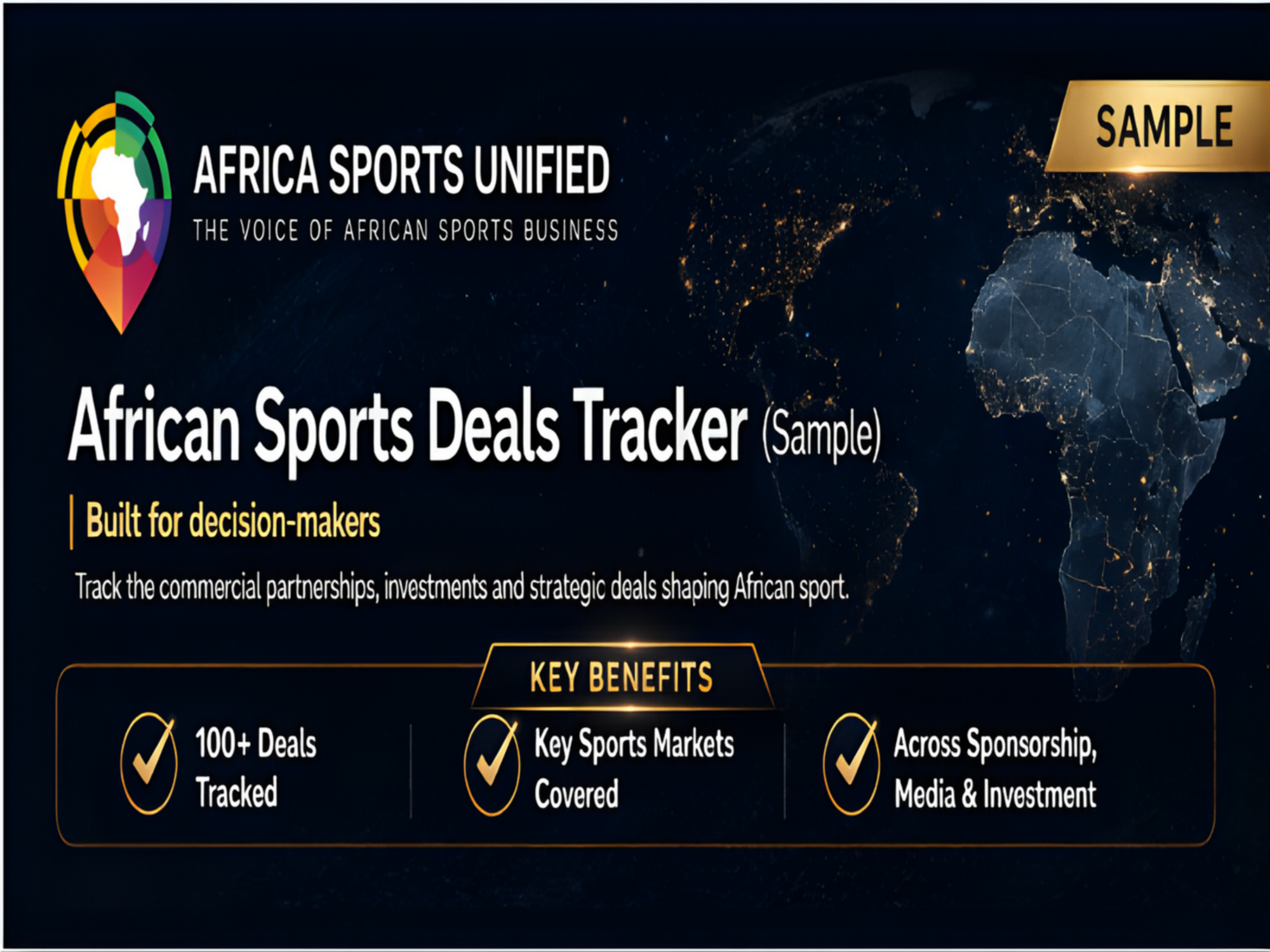 Africa Sports Unified Launches Pan-African Deals Tracker to Boost Market Transparency